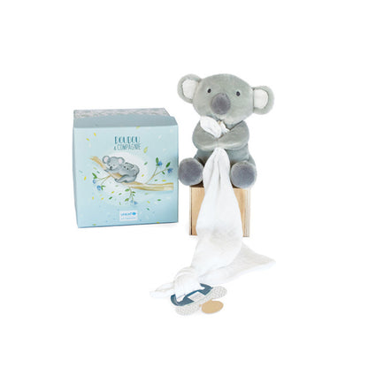Doudou et Compagnie - Doudou attache sucette peluche Koala - 12 cm - Unicef