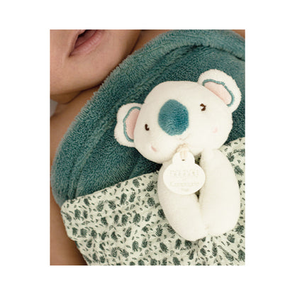 Doudou et Compagnie - Coffret cadeau plaid et Doudou Yoca le koala - 70 x 100 cm