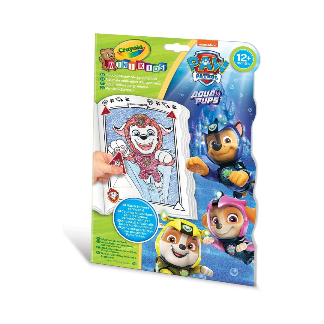 Crayola - Album de Coloriage et d'Autocollants Crayola Pat’Patrouille