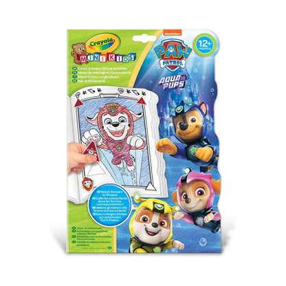 Crayola - Album de Coloriage et d'Autocollants Crayola Pat’Patrouille