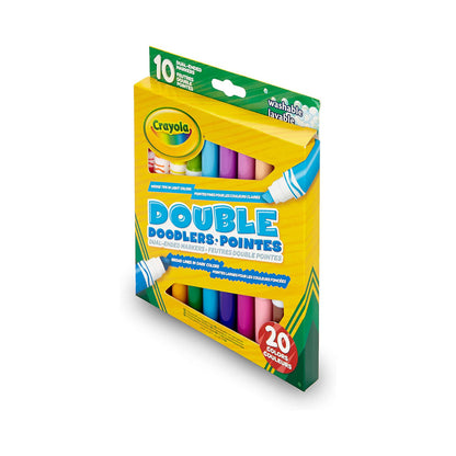 Crayola - 10 Feutres double pointes