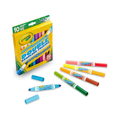 Crayola - 10 Feutres double pointes