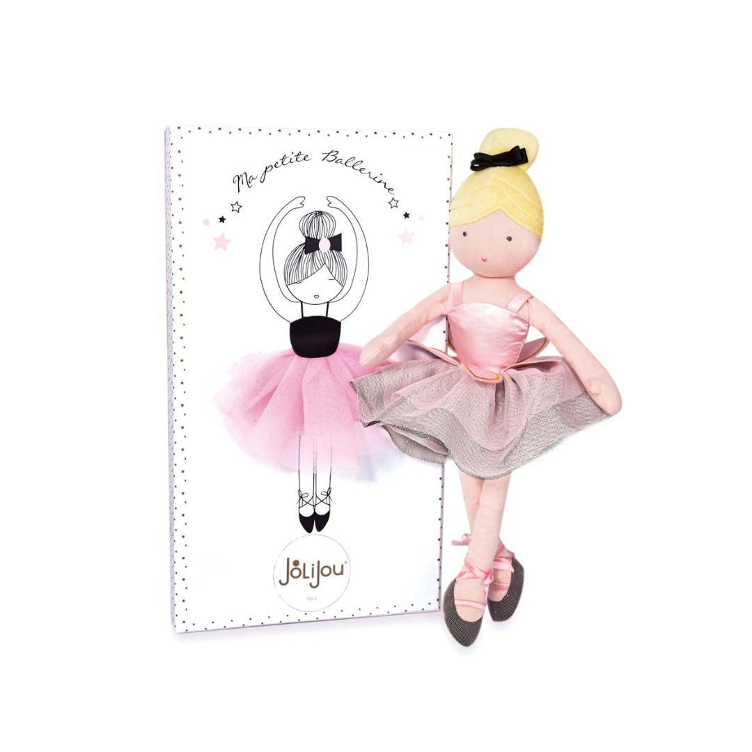 Jolijou - Poupée en tissu danseuse - Margot, ma petite ballerine - 35 cm