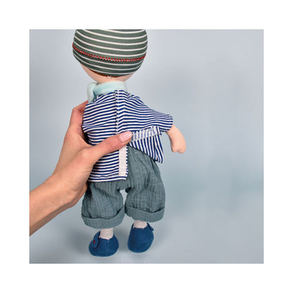 Jolijou - Poupée de chiffon- Les Canailles de Doudou - Tim - 36 cm