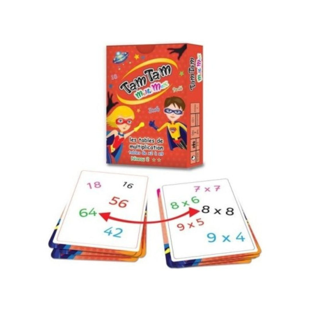 AB Ludis - Tam Tam multimax 2 - les tables de multiplication de x2 à x9