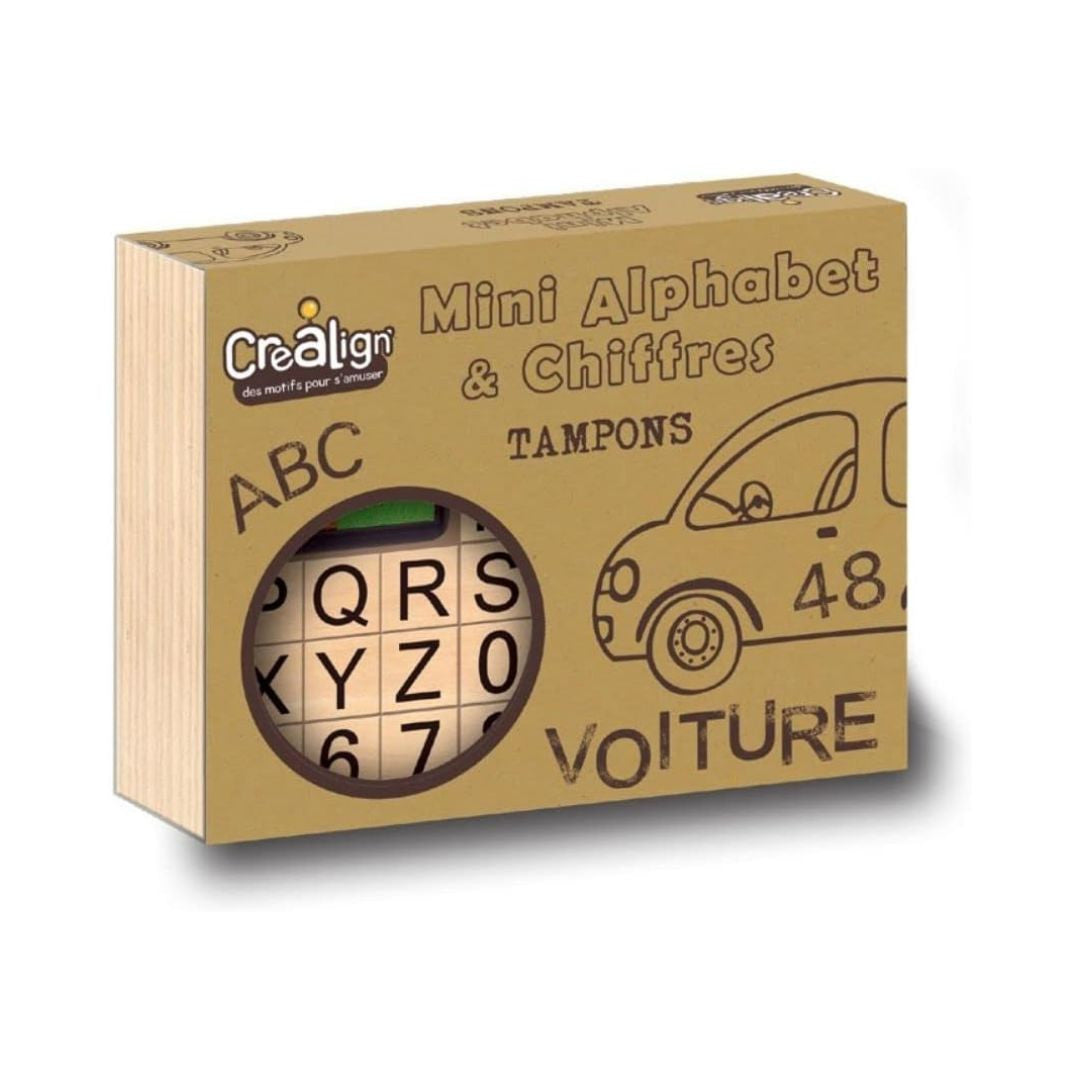 Créa Lign - Coffret Mini Alphabet Tampons