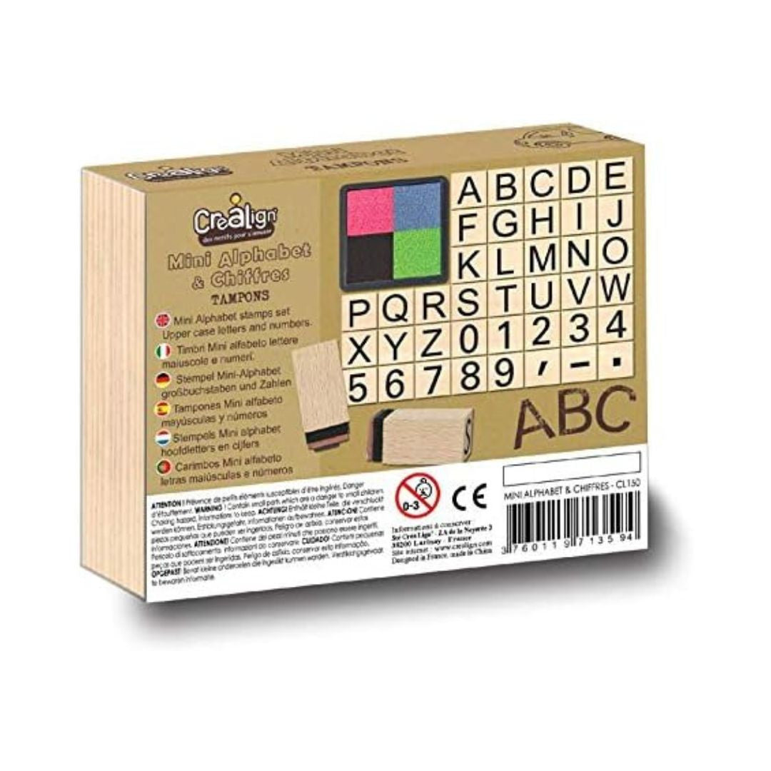 Créa Lign - Coffret Mini Alphabet Tampons