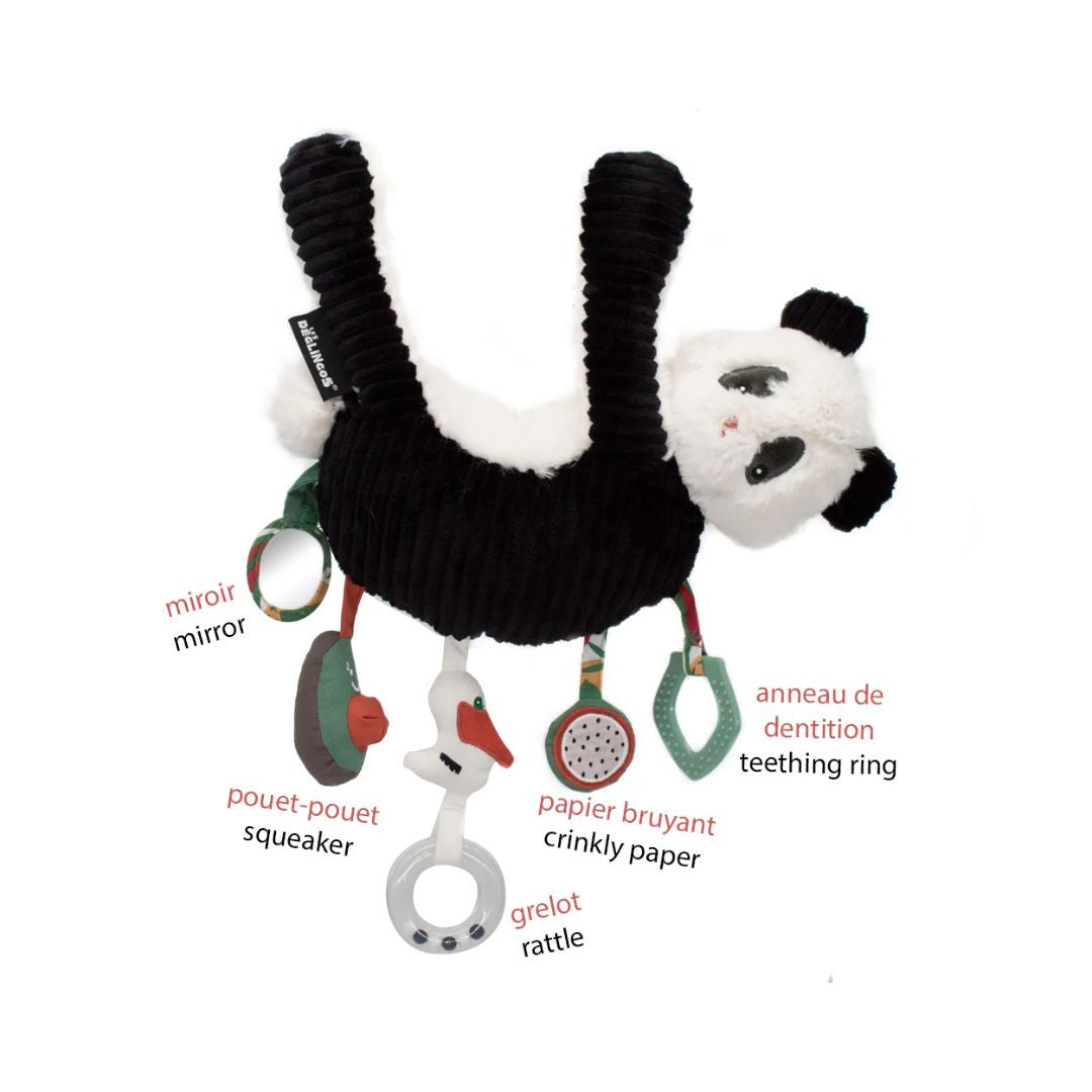 Les Déglingos – Peluche d'activités Rototos le panda