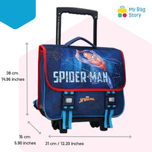 Mybagstory - Cartable à roulettes Spiderman