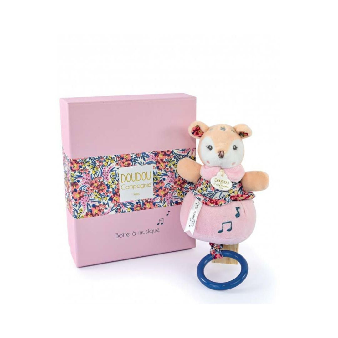 Doudou et Compagnie - Peluche musicale faon - Boh'Aime