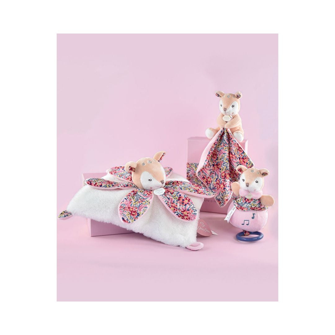 Doudou et Compagnie - Peluche musicale faon - Boh'Aime