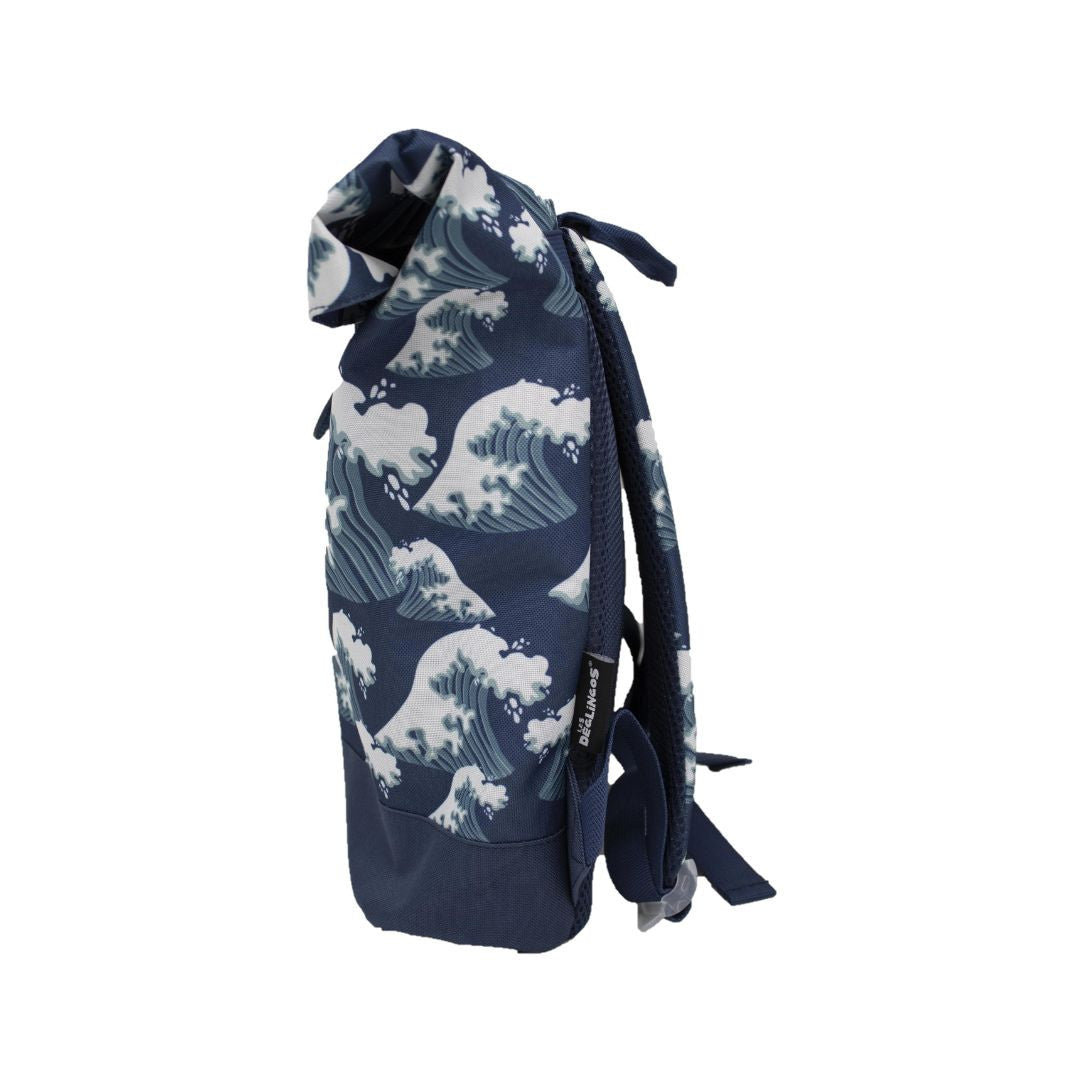 Les Déglingos – Sac à dos Rolltop 32 cm mini-coursier Hippipos l'hippopotame