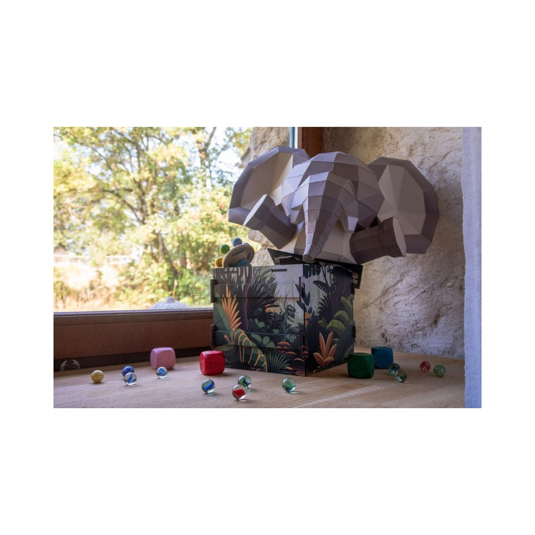 Agent paper - Petit Éléphant Surprise - Origami animaux 3D - Facile