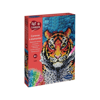 Sentosphère - Canevas à Diamanter - Tigre