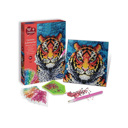 Sentosphère - Canevas à Diamanter - Tigre