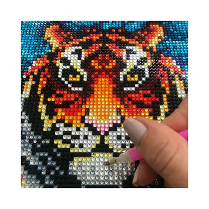 Sentosphère - Canevas à Diamanter - Tigre