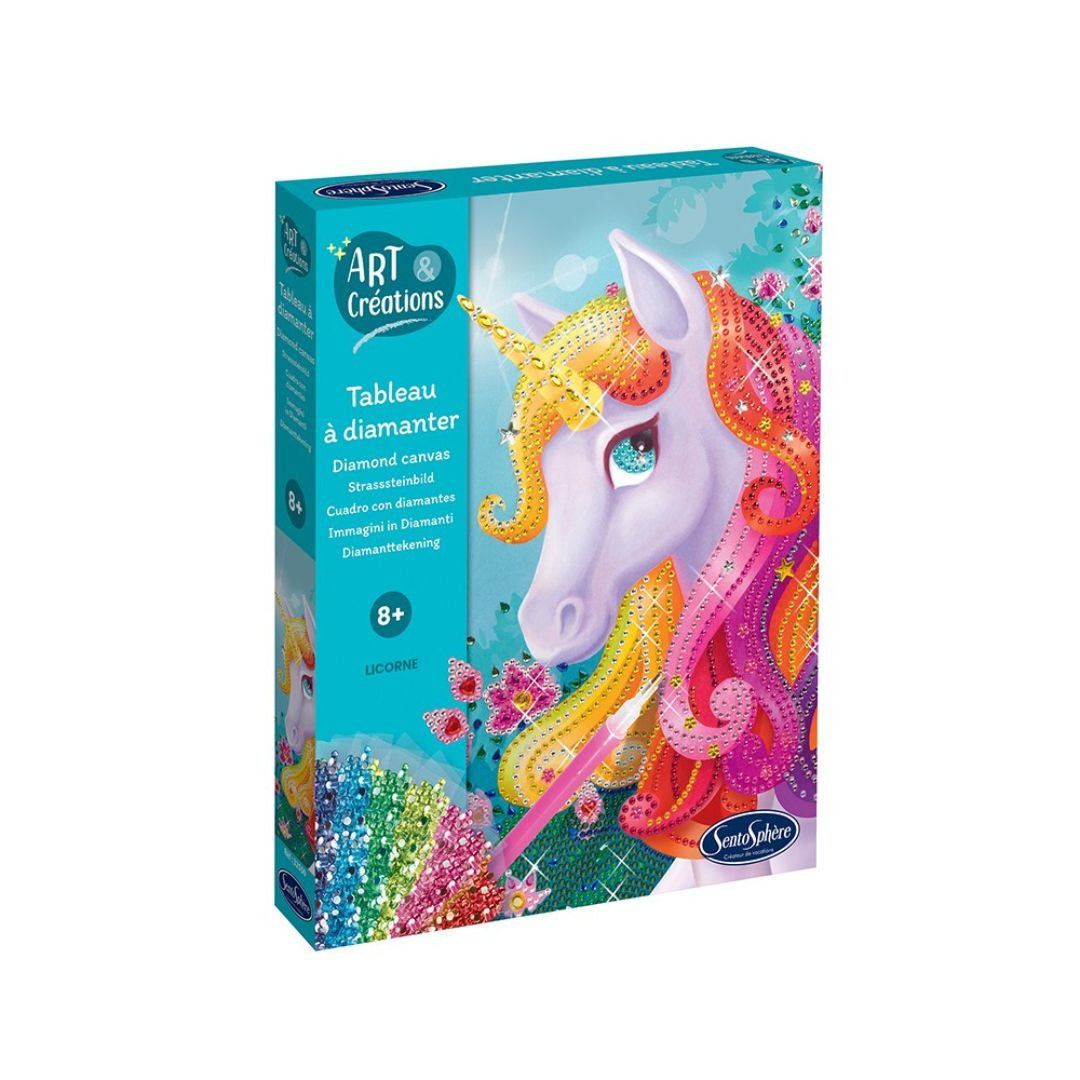 Sentosphère - Tableau à Diamanter - Licorne