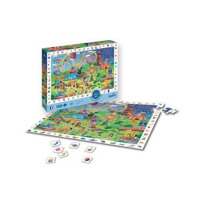 Sentosphère - Puzzle 100 pièces « Cherche et trouve » - Fête Foraine