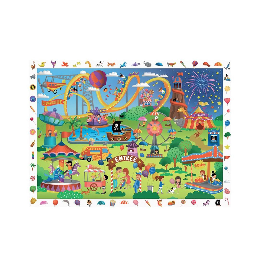 Sentosphère - Puzzle 100 pièces « Cherche et trouve » - Fête Foraine