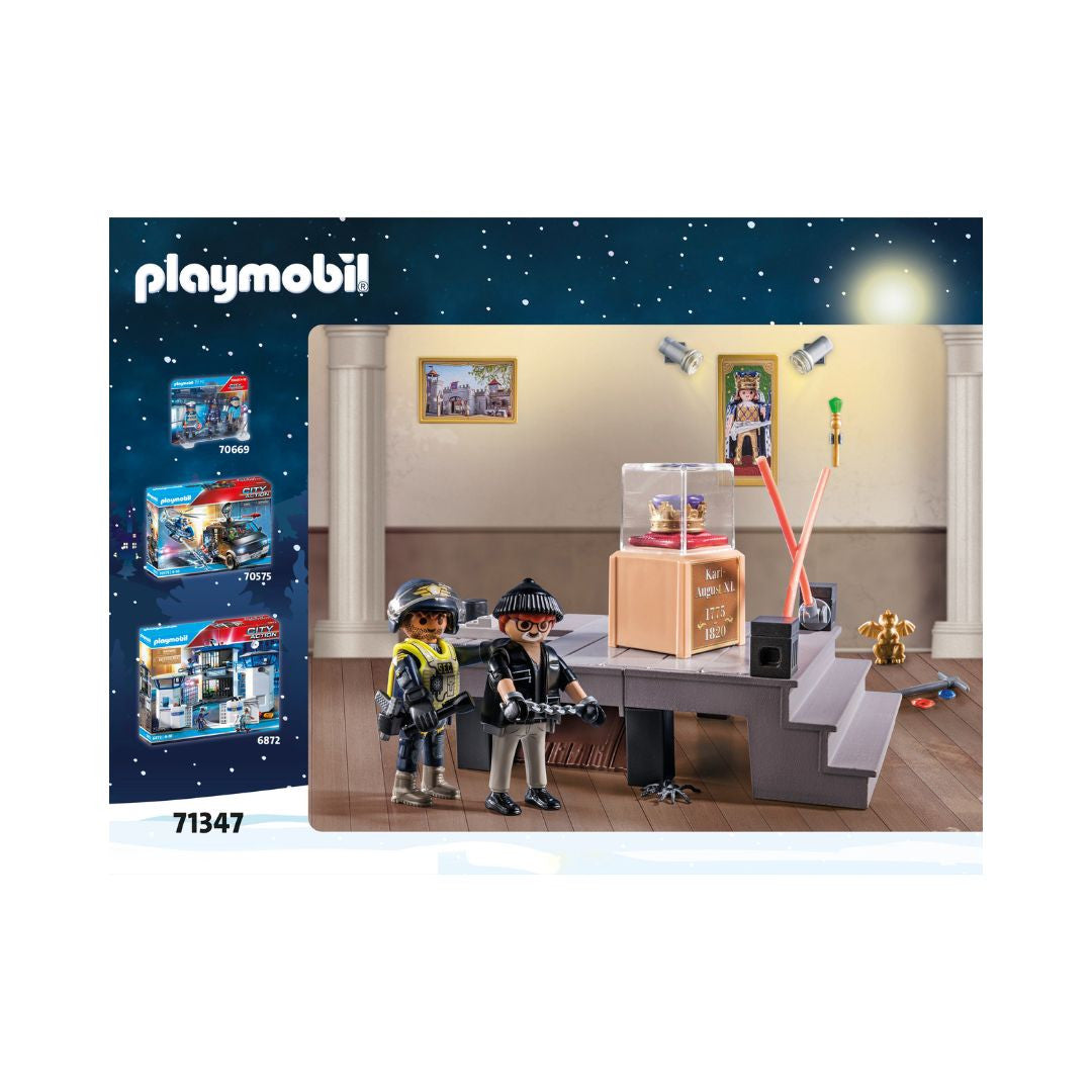 Playmobil - 71347 - Calendrier de l'Avent - Police - La magie de Noël - à partir de 4 ans - 24 fenêtres à ouvrir