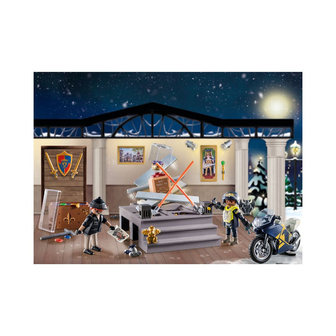 Playmobil - 71347 - Calendrier de l'Avent - Police - La magie de Noël - à partir de 4 ans - 24 fenêtres à ouvrir