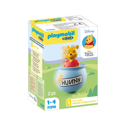 Playmobil - 71318 - Winnie l'ourson et culbuto pot de miel - jouet d'éveil - à partir de 12 mois - PLAYMOBIL 1.2.3 - Disney