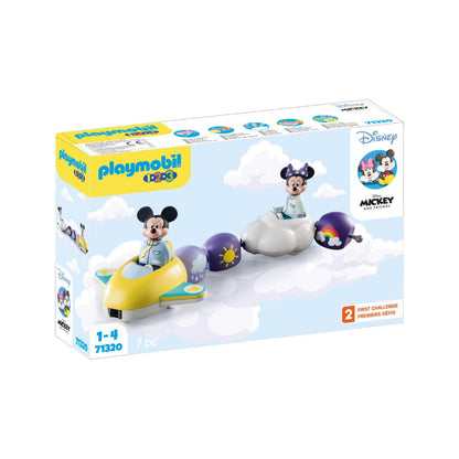 Playmobil - 71320 - Train des nuages de Mickey et Minnie, jouet d'éveil -à partir de 12 mois - PLAYMOBIL 1.2.3 - Disney