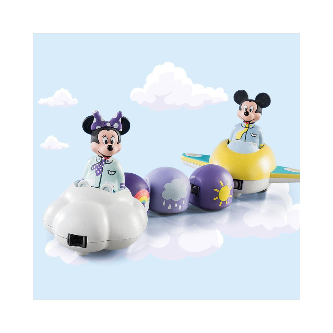 Playmobil - 71320 - Train des nuages de Mickey et Minnie, jouet d'éveil -à partir de 12 mois - PLAYMOBIL 1.2.3 - Disney