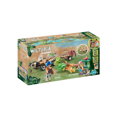 Playmobil - 71011 - Quad de secours pour animaux - Animaux & Nature - Wiltopia