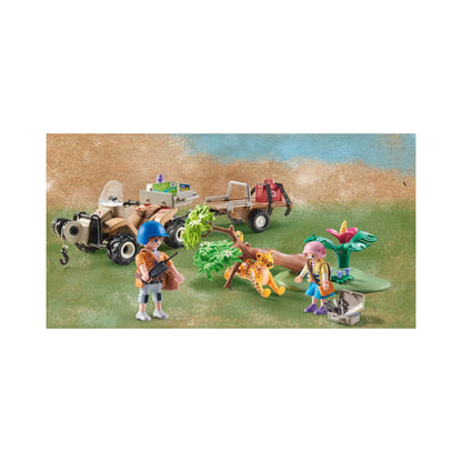 Playmobil - 71011 - Quad de secours pour animaux - Animaux & Nature - Wiltopia