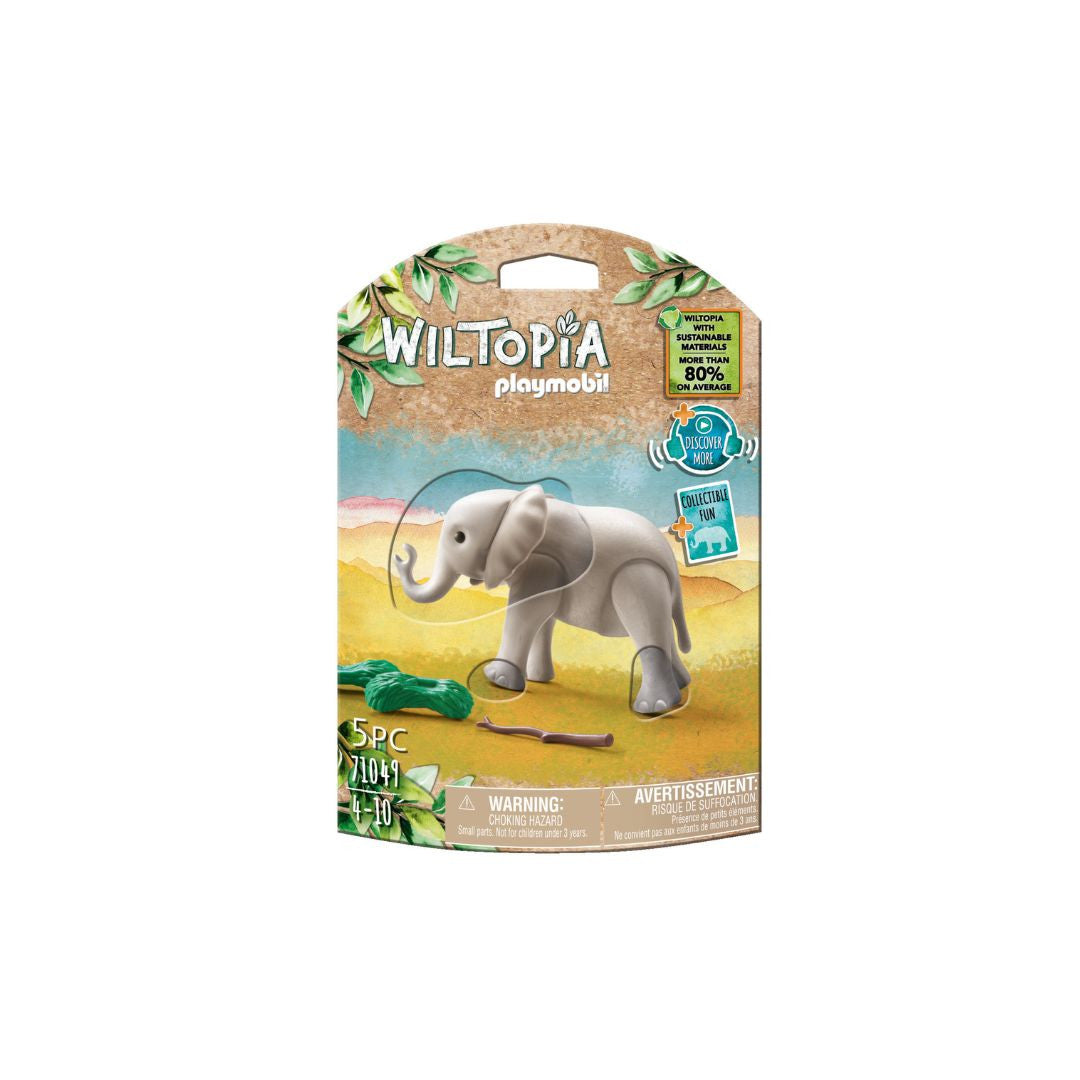 Playmobil - 71049 - Eléphanteau - Animaux & Nature - Wiltopia