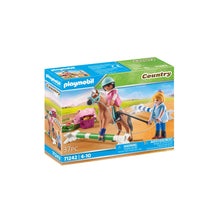 Playmobil - 71242 - Cavalière et cheval avec monitrice - Le club d'équitation - Animaux & Nature - Country