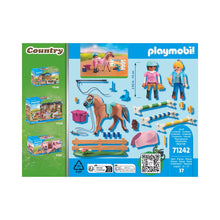 Playmobil - 71242 - Cavalière et cheval avec monitrice - Le club d'équitation - Animaux & Nature - Country
