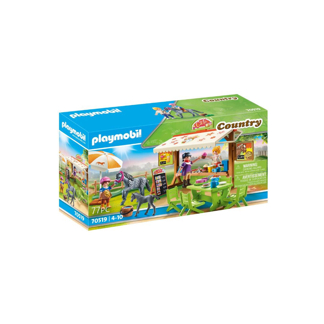 Playmobil - 70519 - Café du poney club - Animaux & Nature - Country - Le poney club