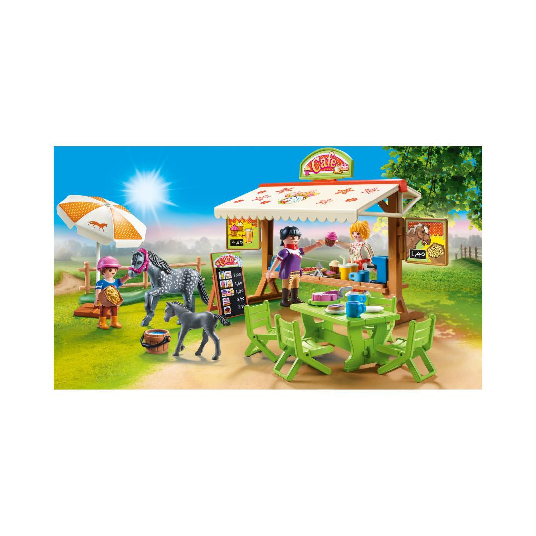 Playmobil - 70519 - Café du poney club - Animaux & Nature - Country - Le poney club
