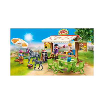 Playmobil - 70519 - Café du poney club - Animaux & Nature - Country - Le poney club