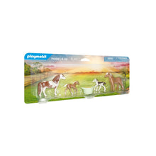Playmobil - 71000 - 2 poneys islandais et poulains - Animaux & Nature - Country - Le poney club