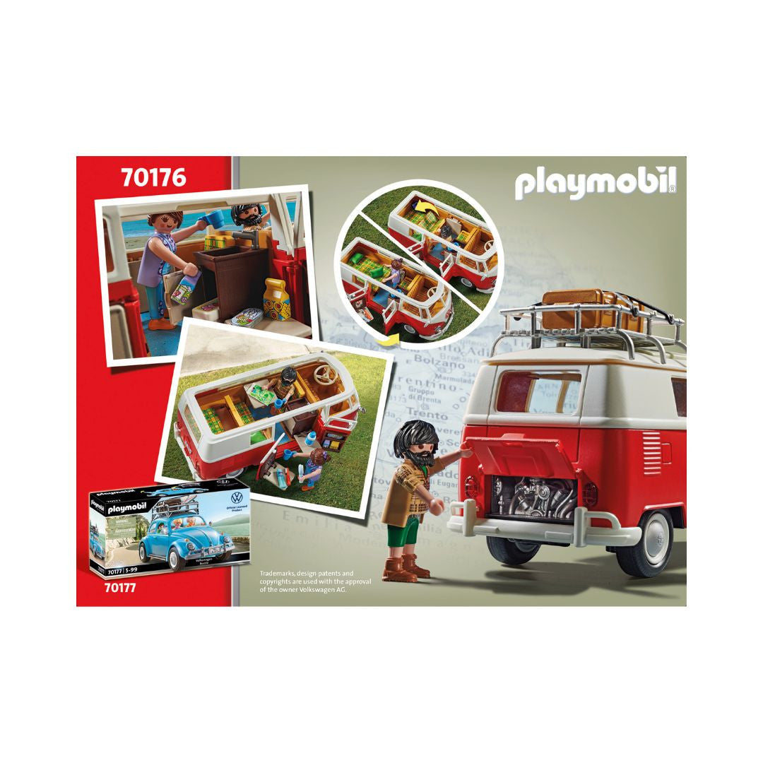 Playmobil - 70176 - Volkswagen T1 Combi - Ville & Métiers - Famous Cars
