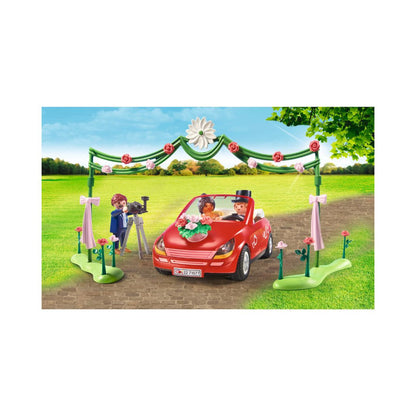 Playmobil - 71077 - Couple de mariés avec photographe et voiture - Famille & Loisirs - Maison moderne