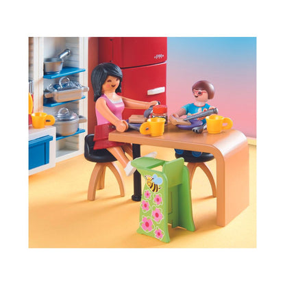 Playmobil - 70206 - Cuisine familiale - Famille & Loisirs - Dolhouse - La maison traditionnelle