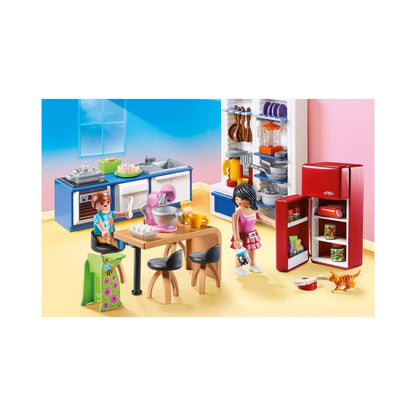 Playmobil - 70206 - Cuisine familiale - Famille & Loisirs - Dolhouse - La maison traditionnelle