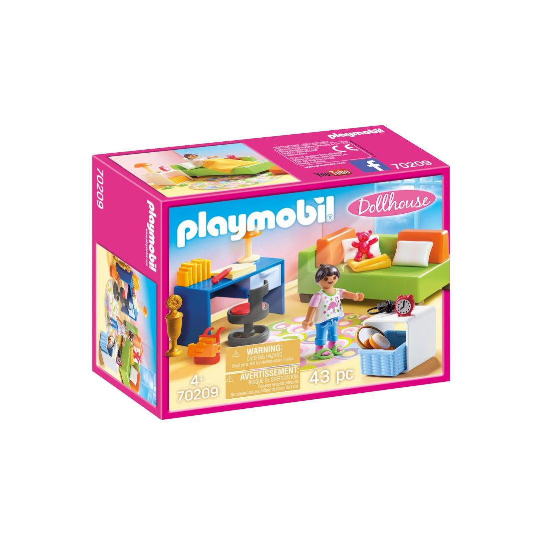 Playmobil - 70209 - Chambre d'enfant avec canapé-lit - Famille & Loisirs - Dolhouse - La maison traditionnelle