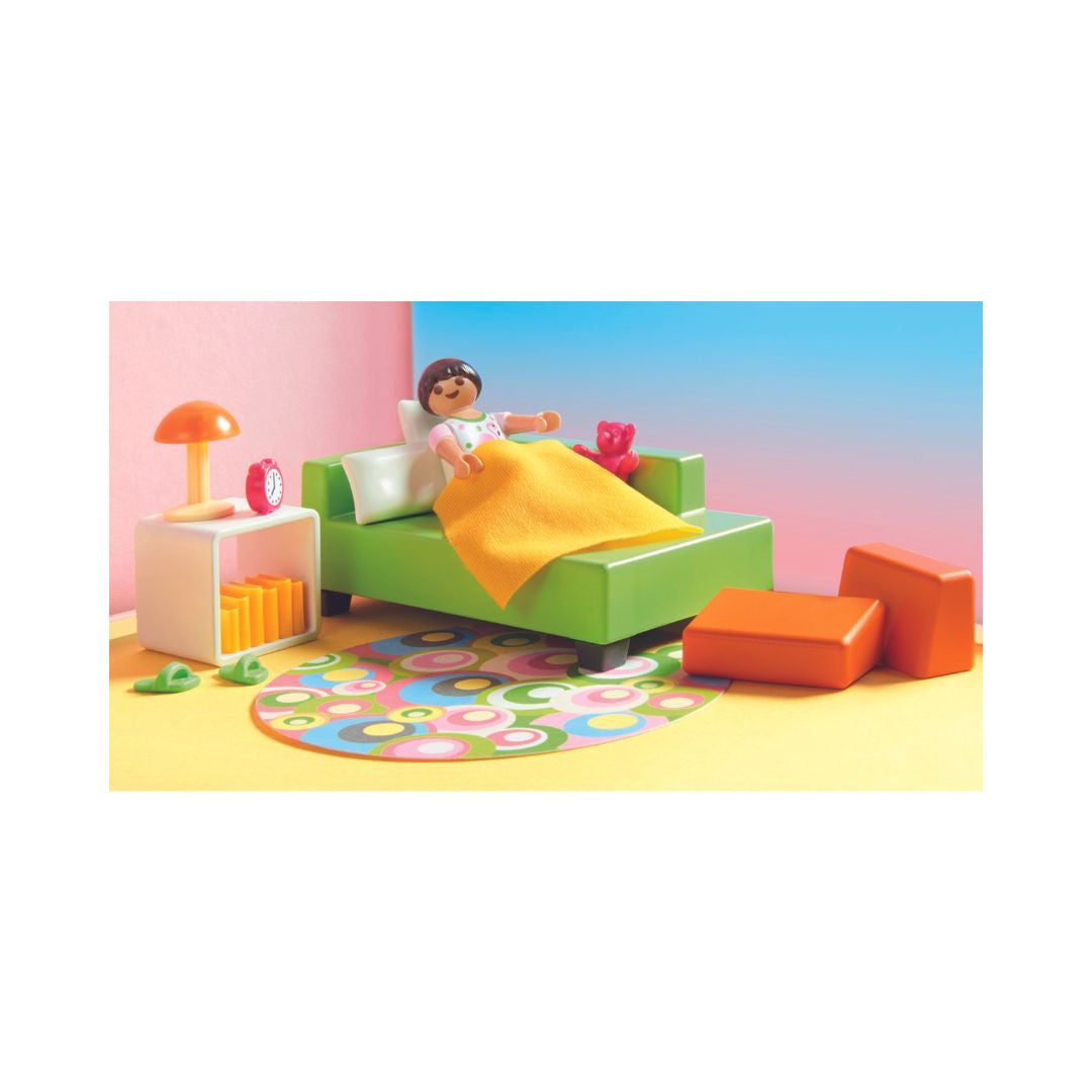 Playmobil - 70209 - Chambre d'enfant avec canapé-lit - Famille & Loisirs - Dolhouse - La maison traditionnelle