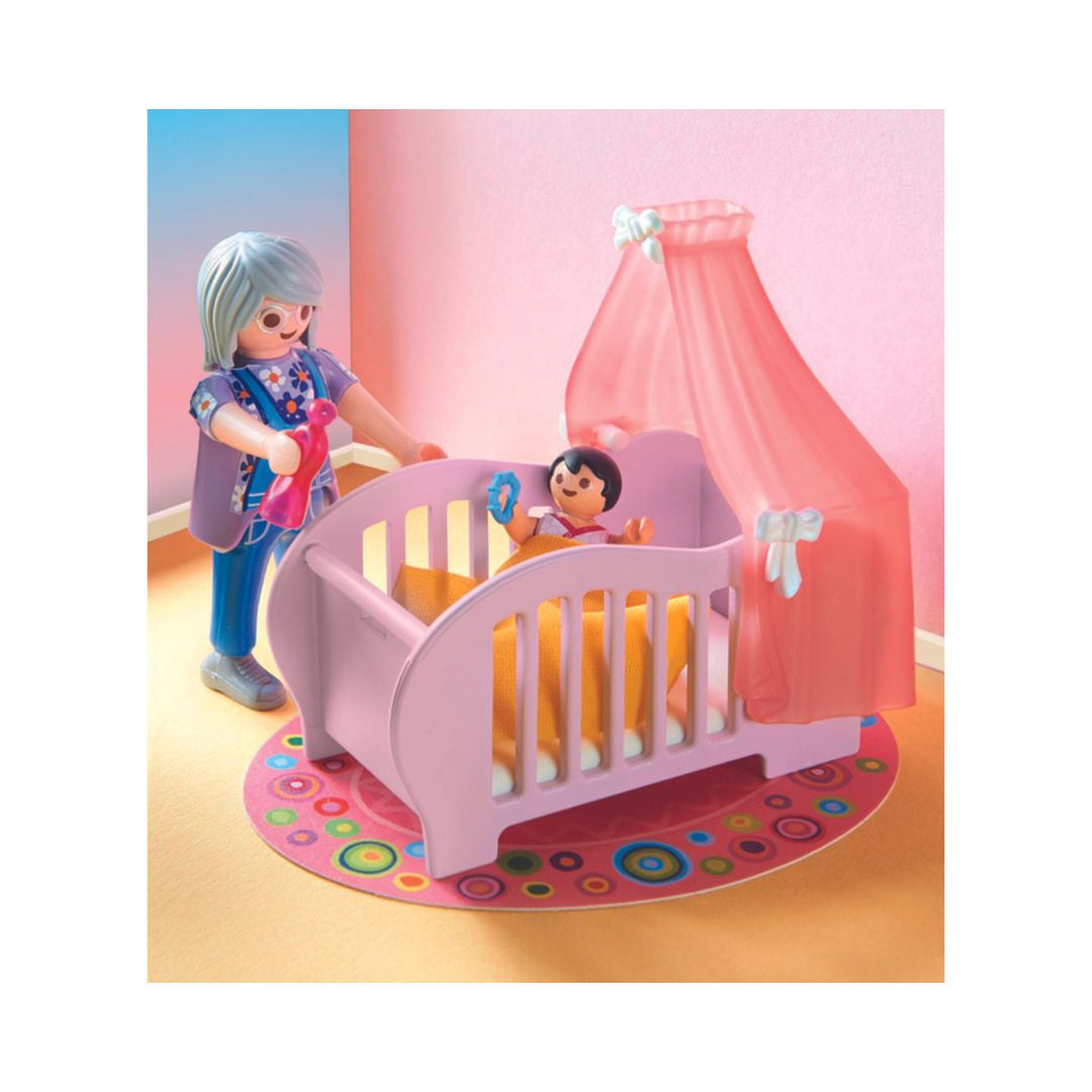 Playmobil - 70210 - Chambre de bébé - Famille & Loisirs - Dolhouse - La maison traditionnelle