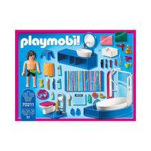 Playmobil - 70211 - Salle de bain avec baignoire - Famille & Loisirs - Dolhouse - La maison traditionnelle