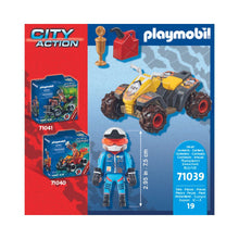Playmobil - 71039 - Pilote et quad - Ville & Métiers - Famous Cars