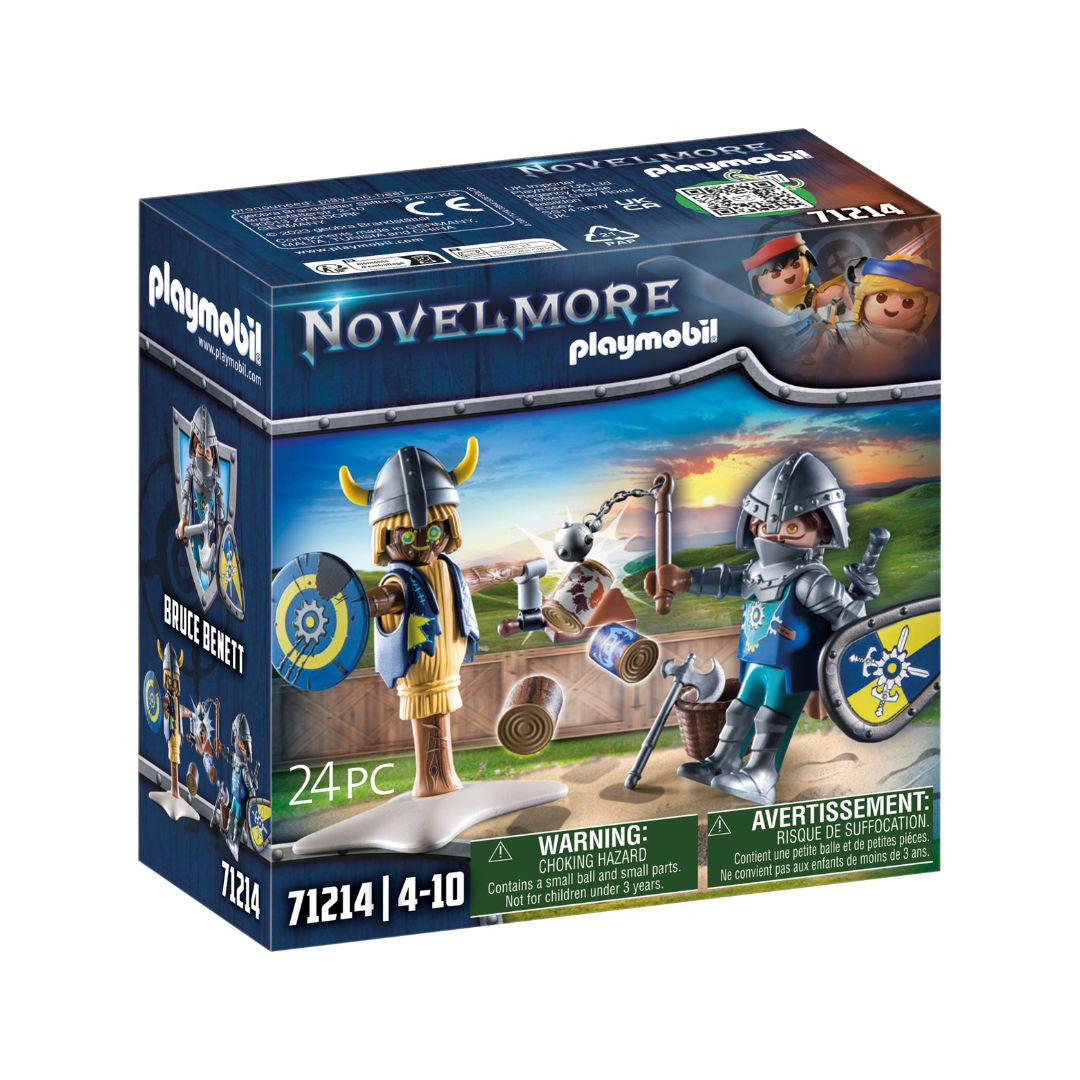 Playmobil - 71214 - Chevalier Novelmore et mannequin d'entrainement - Histoire & Imaginaire - Novelmore