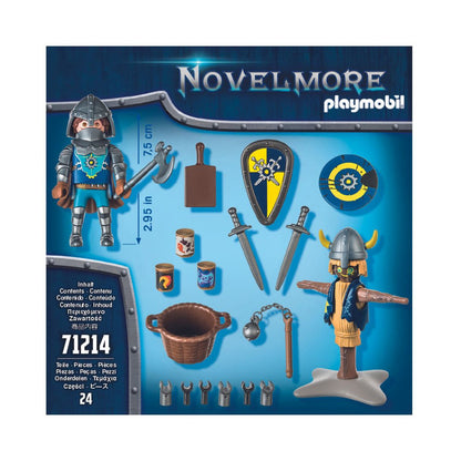 Playmobil - 71214 - Chevalier Novelmore et mannequin d'entrainement - Histoire & Imaginaire - Novelmore