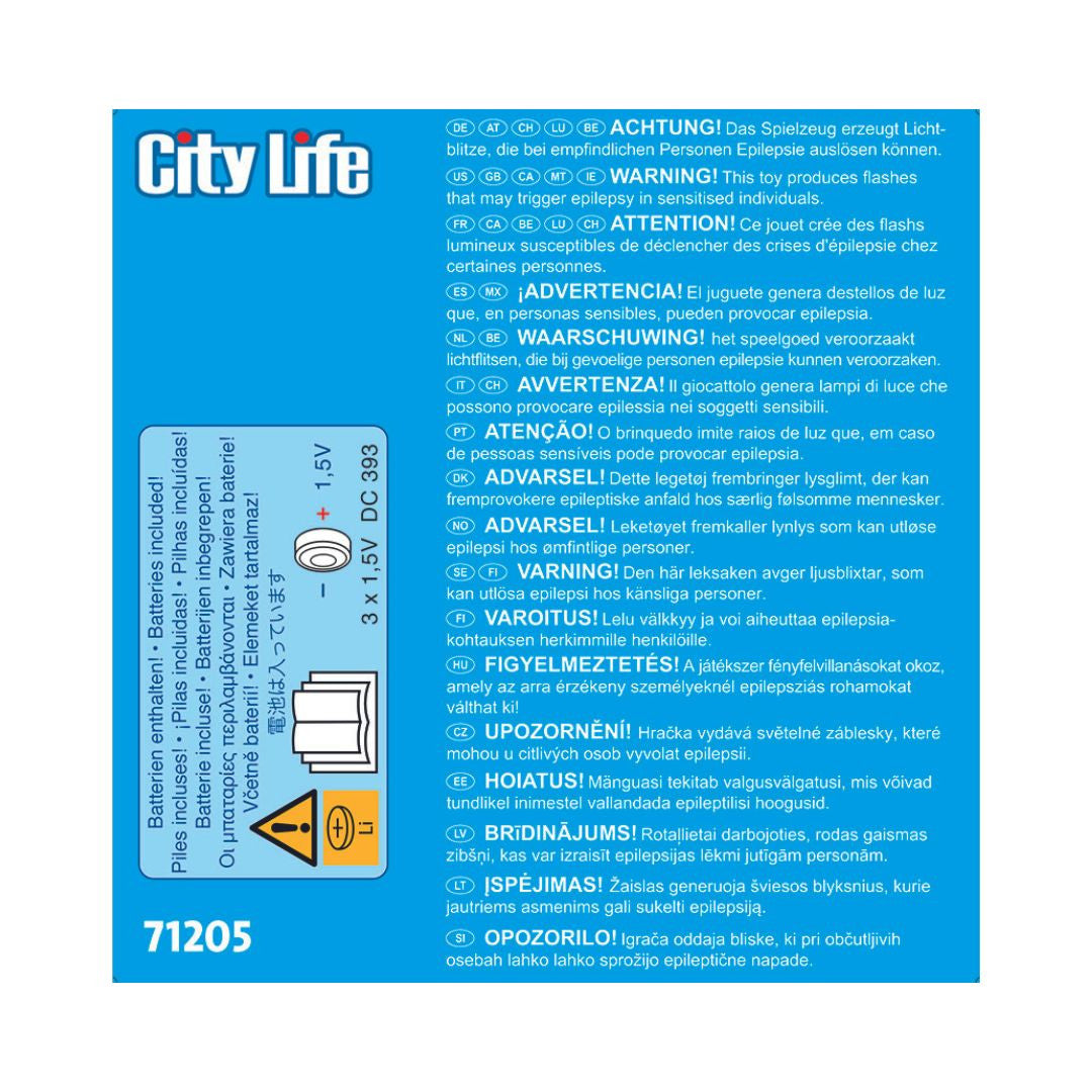 Playmobil - 71205 - Urgentiste avec moto et effet lumineux - Ville & Métiers - City Life - Les secouristes