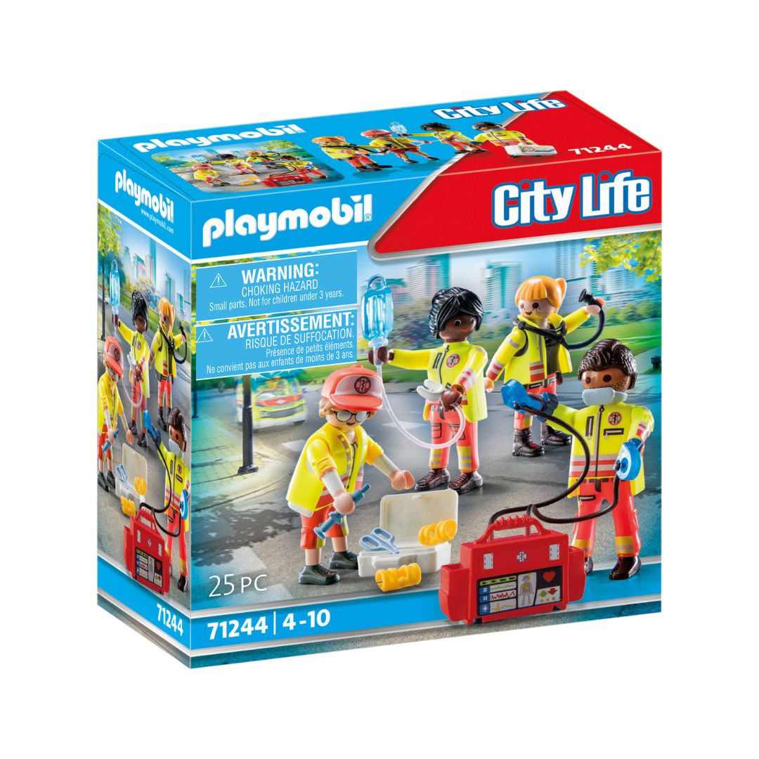 Playmobil - 71244 - Equipe de secouristes - Ville & Métiers - City Life - Les secouristes